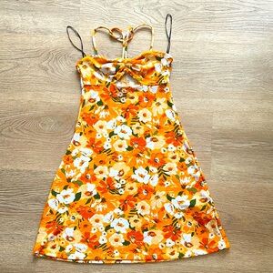 Decided by H&M Floral Orange Sundress